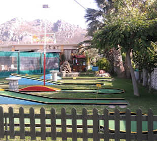 Sehr gepflegte Minigolfanlage