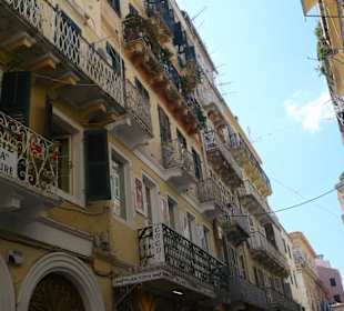 Gasse in Korfu Stadt