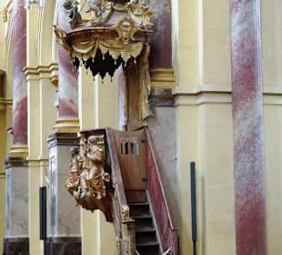Zugang zur Kanzel Abteikirche Kloster Ebrach