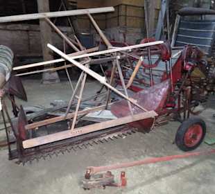 Mäher im Landwirtschaftsmuseum