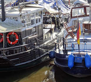 Das Ende des Winters im Museumshaven Vegesack