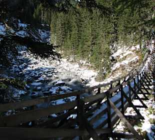 Myself at suspension bridges from Val Sinestra