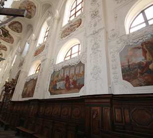 Wand im südlichen Seitenschiff