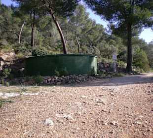 Der grüne Wassertank