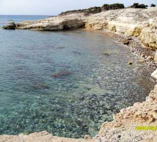 Kleine Badebucht am Cafe
