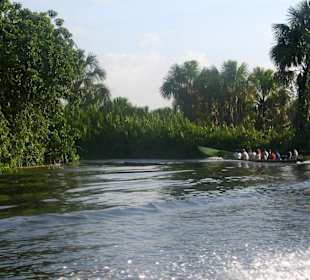 Das Boot ist auf Kurs.
