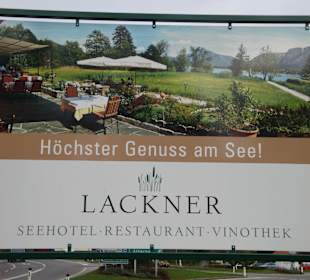 Hinweistafel Lackner