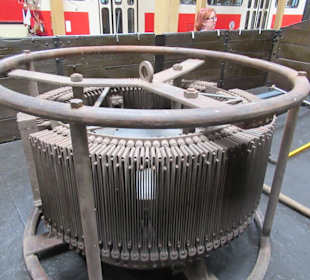 Im Museum des öffentlichen Peronennahverkehrs