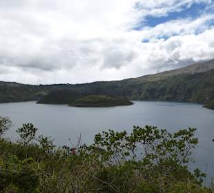 Blick auf den Kratersee