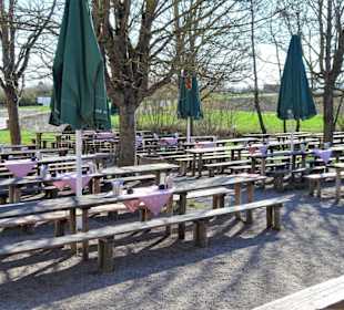 Eine der drei Wirtschaften auf dem Gelände