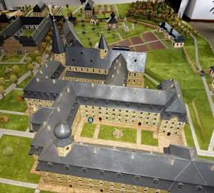 Das Modell der historischen Klosteranlage