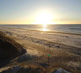 Kraft tanken am Meer  