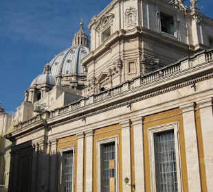 Blick von der Audienzhalle aus 