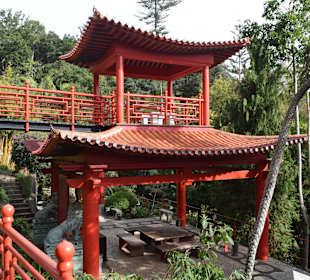 Asiatischer Themenbereich im Park