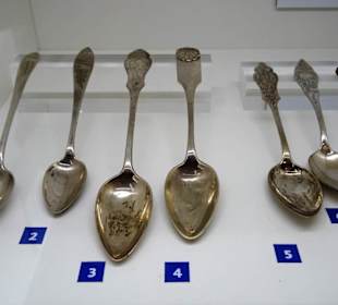 Sahnelöffel im Teemuseum