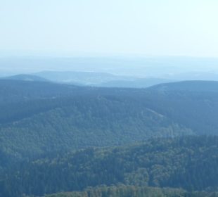 Ausblick vom Aussichtsturm Inselsberg