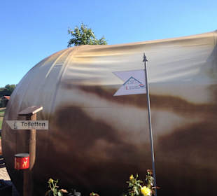 Teil der begehbaren Bratwurst