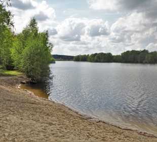 Sandufer an der Thülsfelder Talsperre