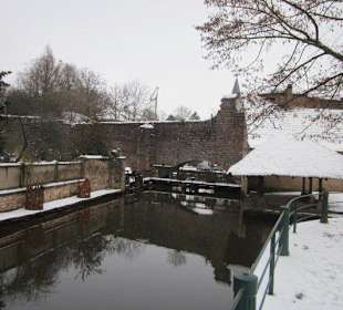 Altstadt Wissembourg im Winter
