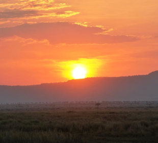 Sonnenuntergang Masai Mara