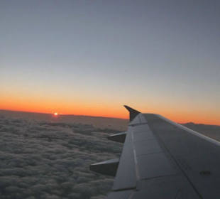 Sonnenuntergang am Horizont