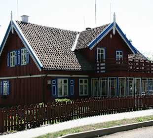 Typisches Holzhaus