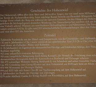 Zeittafel 1 der Ruine