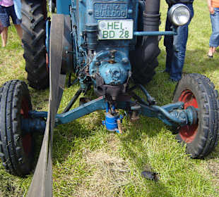 Der Lanz-Bulldog von vorne !