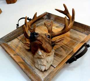 Blick in die Gasträume des Platzhirsch