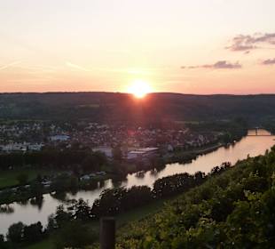 Sonnenuntergang - Blick von der Aussichtsplattform