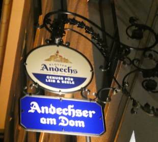 Beim Andechser am Dom auf einen „Absacker“