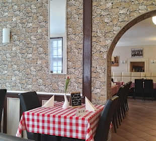 Zum Abendessen in der Pizzeria Ristorante Sicilia