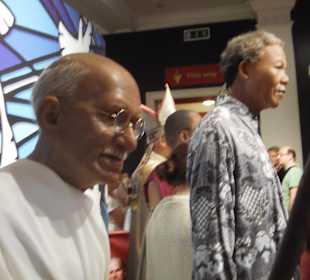 Mahatma Ghandi und Nelson Mandela