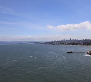 Skyline San Francisco vom nördlichen Ende aus