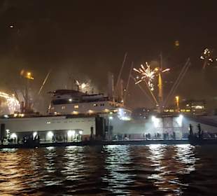 Mitternacht auf der Barkasse "Peter II"