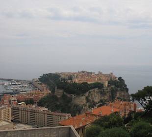 Monaco Blick auf Fürstenpalast