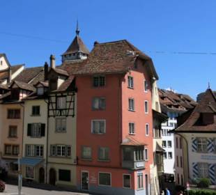 Konglomerat mittelalterlicher Häuser