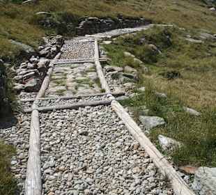 Genussweg Kreuzboden: Barfuss Parcours