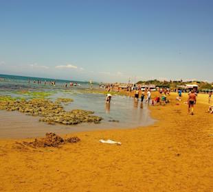 Strandabschnitt Gündogdu bei Ebbe