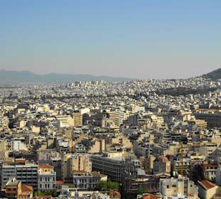Ausblick von der Akropolis
