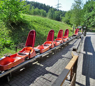 Bahnhofsbereich der Sommerrodelbahn