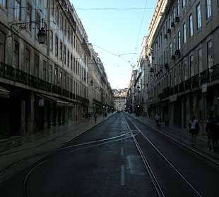 Vista Centro histórico de Lisboa
