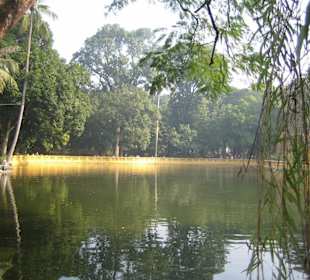 Der See auf dem Gelände vom Präsidentenpalast