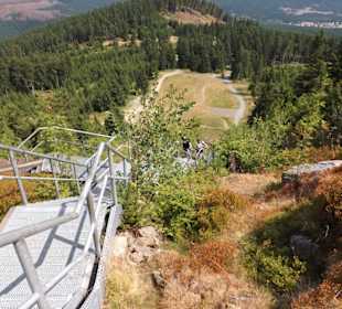 Der weg zum Ausblick 