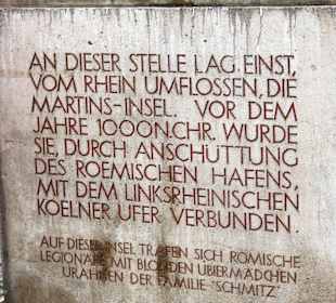 Inschrift der Schmitz-Säule