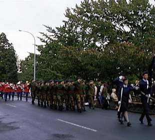 Anmarsch zur Feier des ANZAC-Day am 25.4.