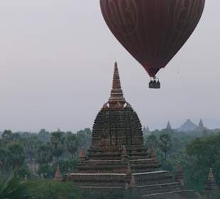 Mit dem Ballon unterwegs