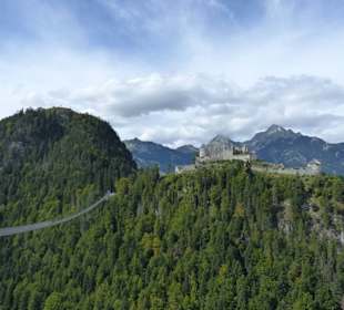 Burgruine Ehrenberg von Fort Claudia gesehen