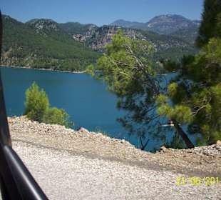 Blick auf den Stausee