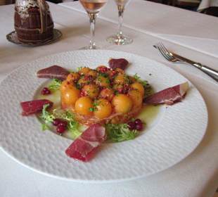 Au Tilleul in Philipsbourg, Melon au Salmon